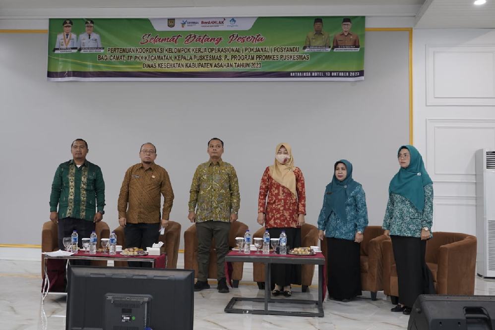 Pemerintah Kabupaten Asahan Lakukan Pertemuan Koordinasi Pokjanal Kabupaten, Kecamatan dan Puskesmas