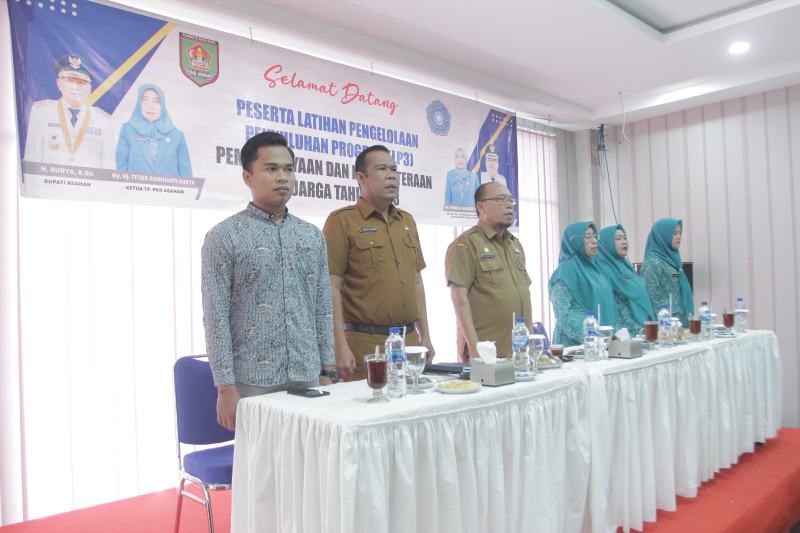 Sekda Kabupaten Asahan Buka Kegiatan Latihan Pengelolaan Penyuluhan Program PKK