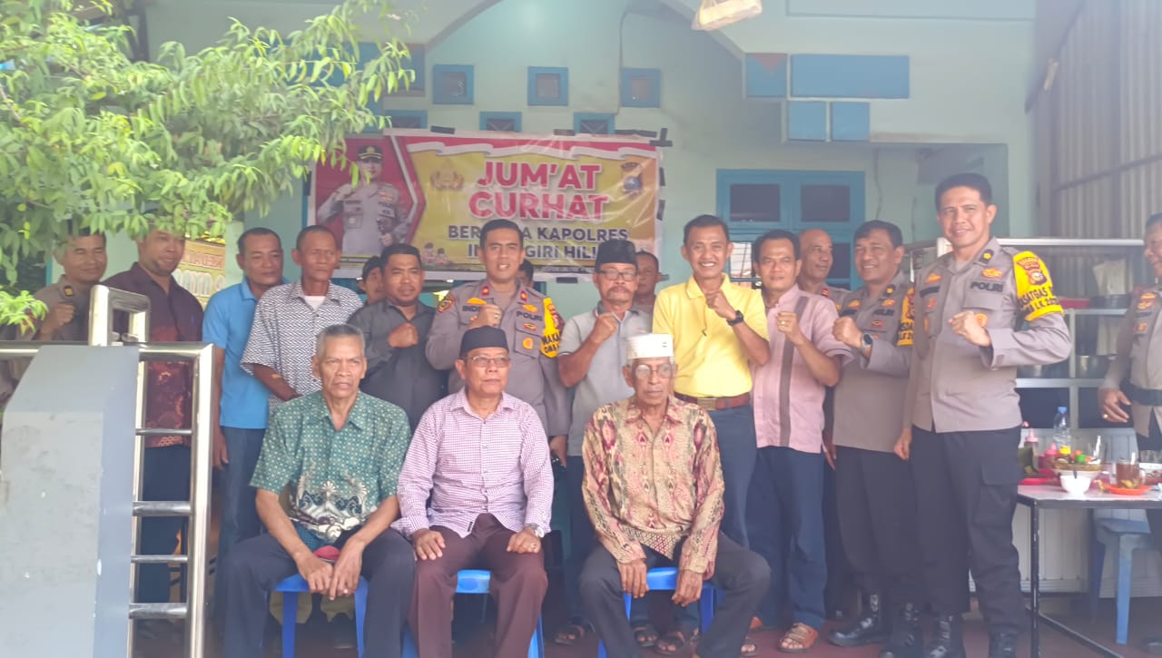 Jumat Curhat, Polres Inhil Ajak Masyarakat Wujudkan Pemilu 2024 Damai Jumat Curhat, Polres Inhil Ajak Masyarakat Wujudkan Pemilu 2024 Damai