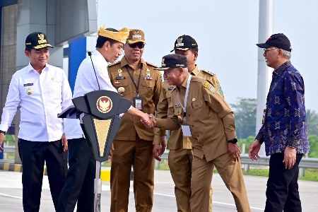 Bupati Asahan Dampingi Presiden Jokowi resmikan Tol Tebingtinggi-Indrapura-Limapuluh-Kisaran
