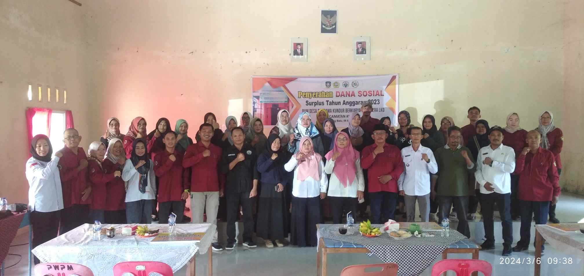 Sebanyak 1.238 Masyarakat Kundur Menerima Dana Sosial Surplus Tahun Anggaran 2023