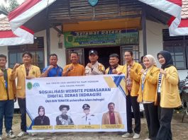 Launching Website Digital Desa Sialang Panjang, Juber Apresiasi Tim KKN Tematik Sosialisasi Website Desa