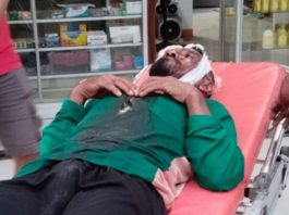 Korban Saat Mendapat Perawatan di RSUD Selasih