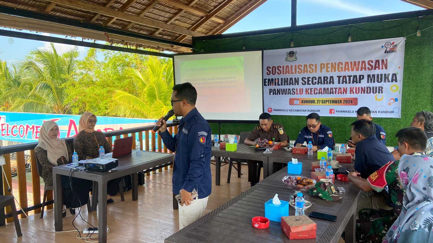 Divisi Hukum Pencegahan Parmas dan Humas Panwaslu Kecamatan Kundur, Hardi Yuni Zakri