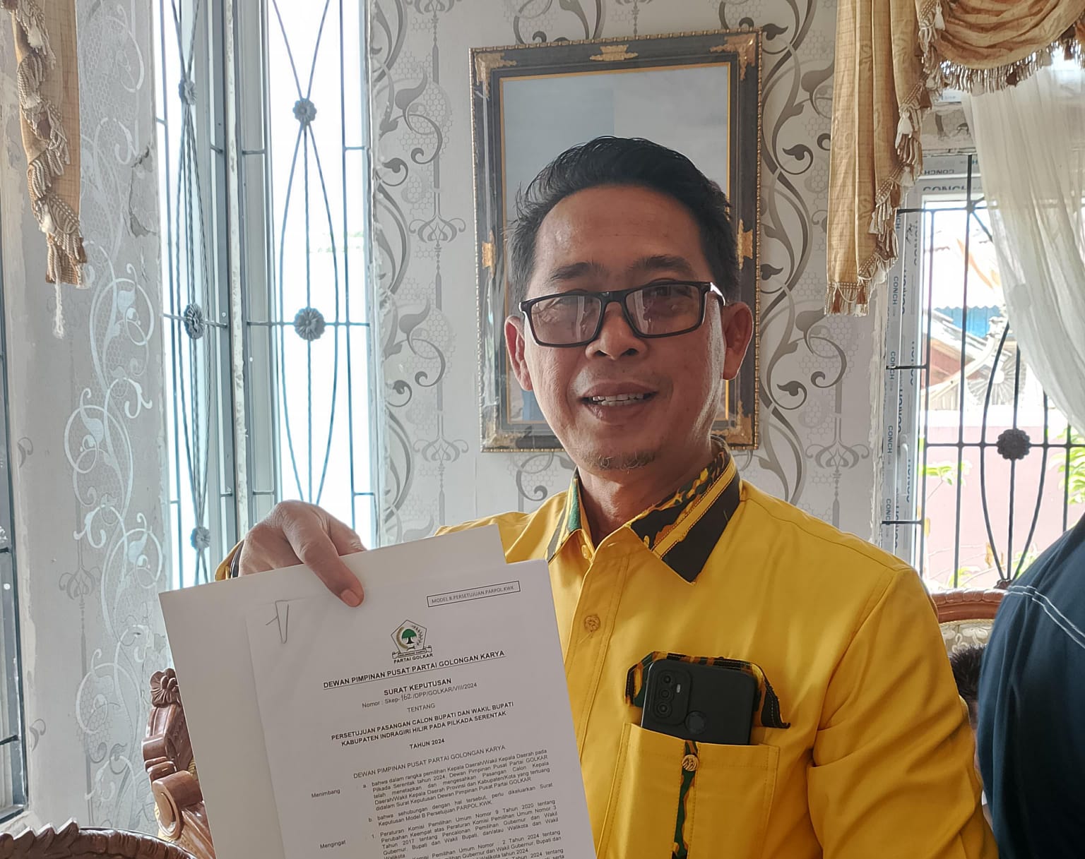 Sampai ke Akar Rumput, Ketua AMPG Golkar Inhil Dukung Herman-Yuliantini 