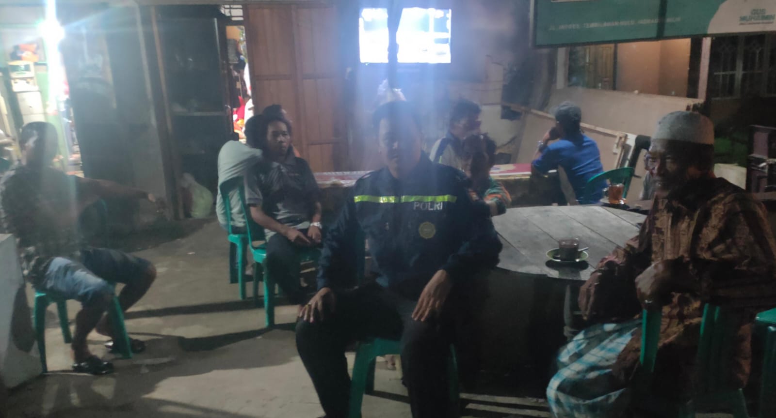 Patroli Malam, Polsek Tembilahan Hulu Kampanyekan Pilkada Damai