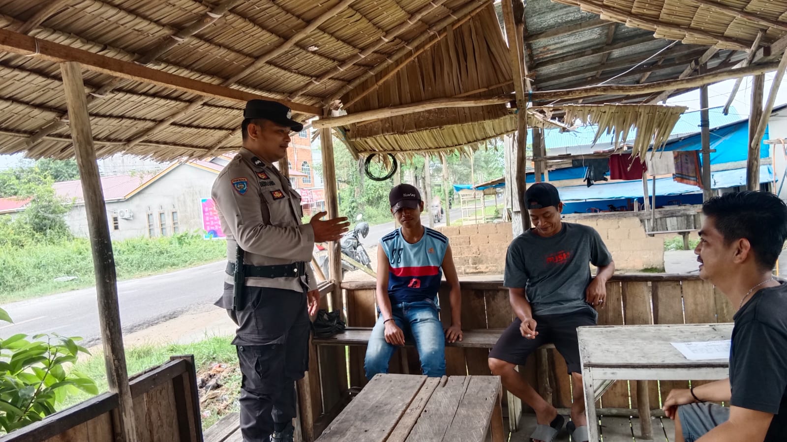 Ciptakan Situasi Kondusif Jelang Pilkada, Polsek Tembilahan Hulu Intensif Gelar Cooling System