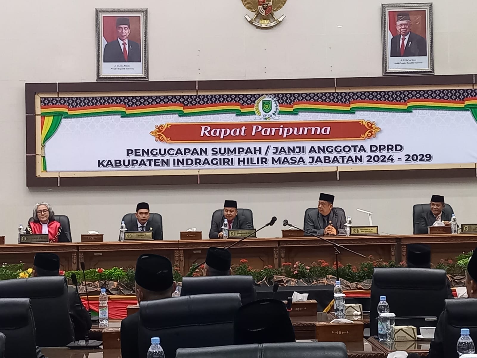 45 Anggota DPRD Kabupaten Inhil Resmi Dilantik