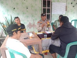 Cooling System, Bhabinkamtibmas Sialang Panjang Ingatkan Masyarakat untuk Tidak Mudah Terprovokasi