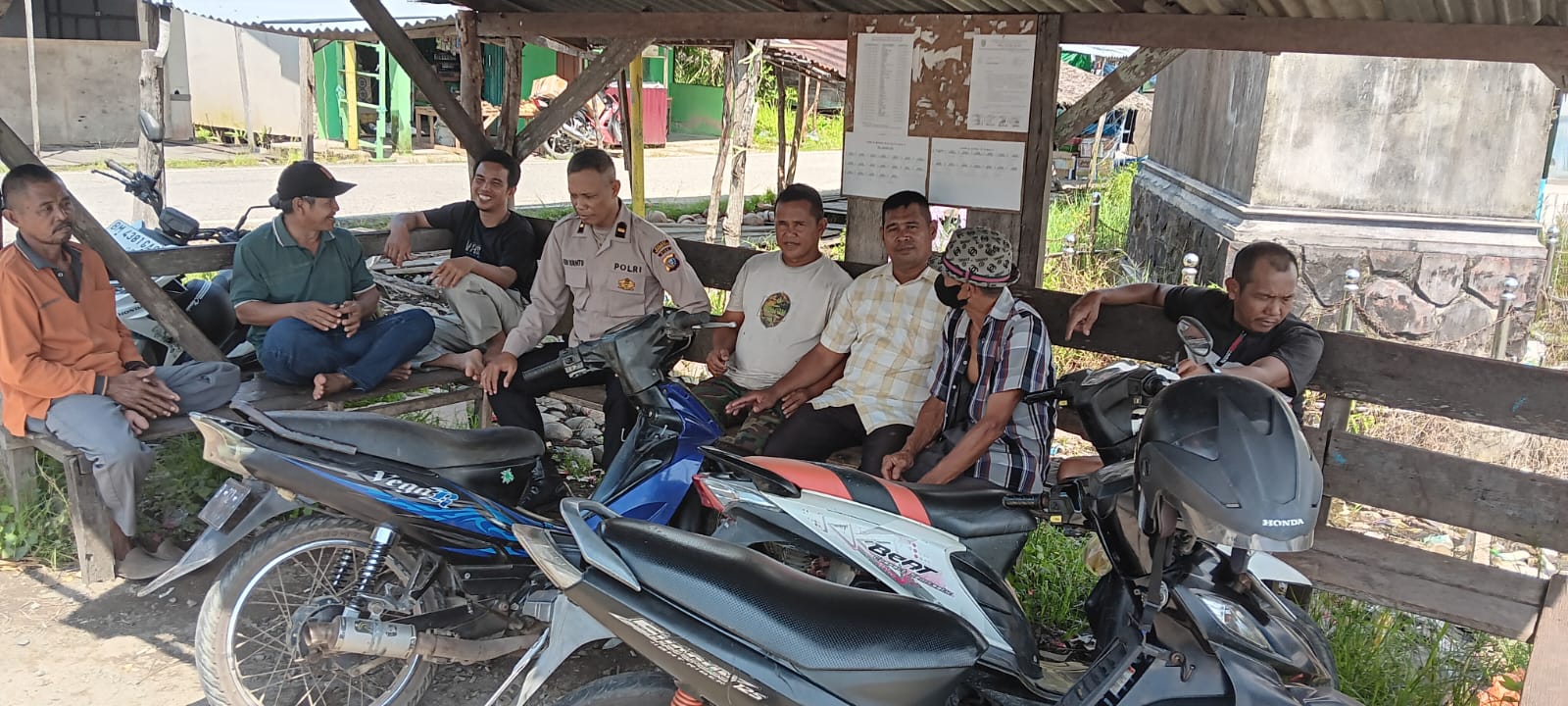 Ciptakan Situasi Kondusif Jelang Pilkada, Ipda Edi Yanto Lakukan Cooling System