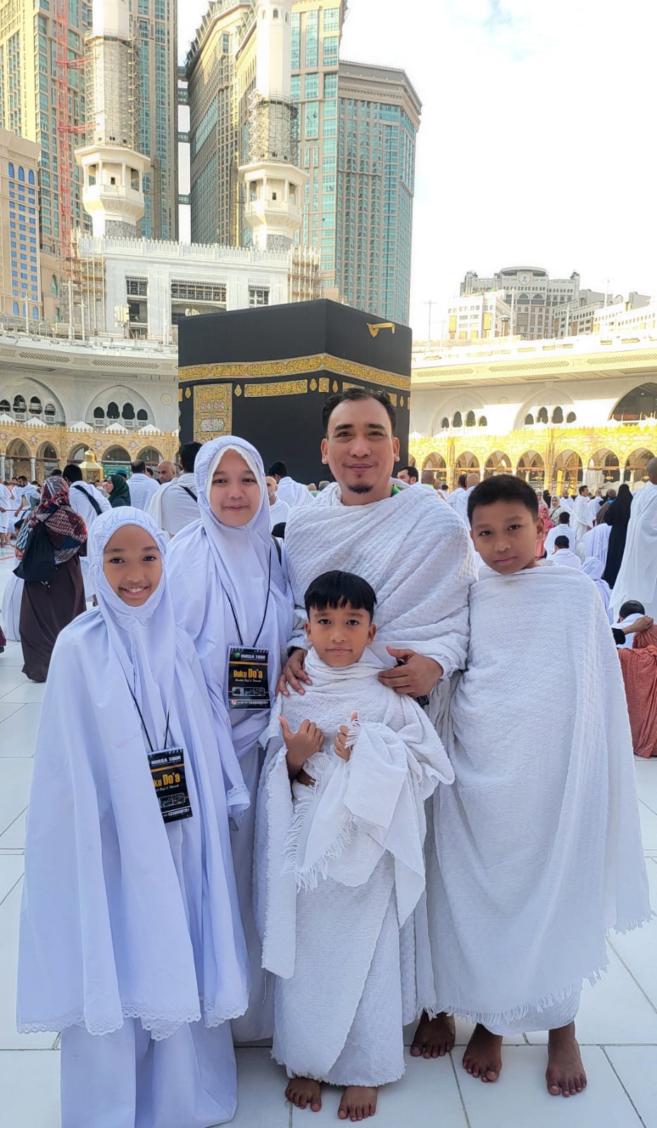 Dapat Nomor 1, ketua Lazis DPP PPP H Ikbal Sayuti Doakan dari Tanah suci Rusli- Johari Bupati dan Wakil Bupati Anambas