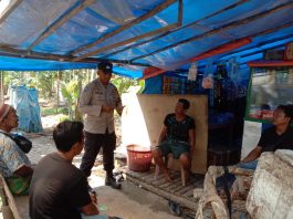 Polsek Tembilahan Hulu Lakukan Cooling System di Desa Sialang Panjang