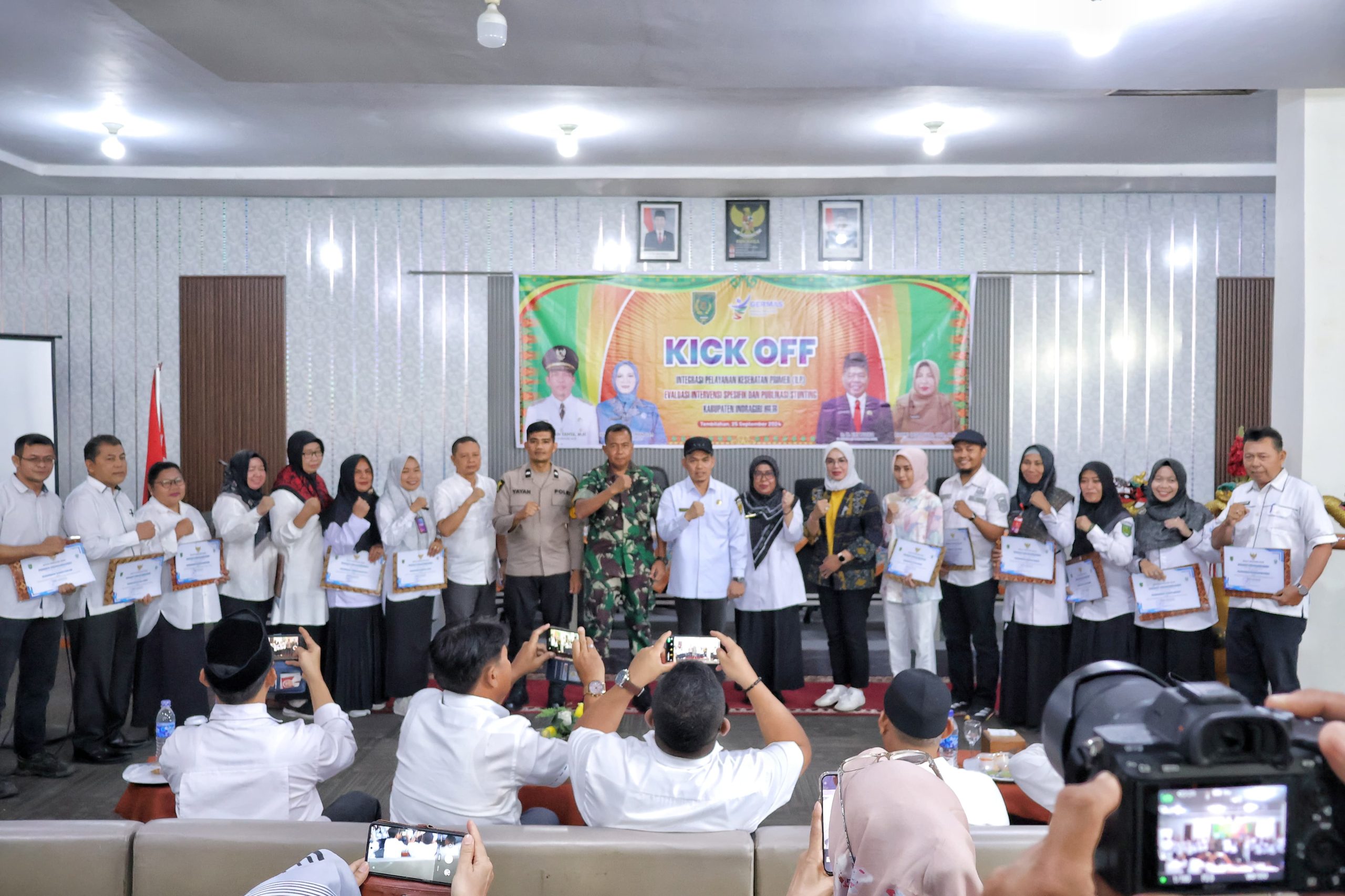 Pj Bupati Inhil H Erisman Yahya Apresiasi Launching Program Integrasi ILP sekaligus Lakukan Evaluasi Intervensi Spesifik dan Publikasi Stunting 