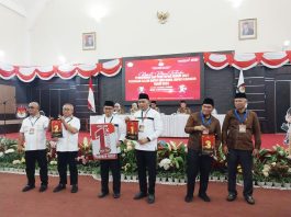 Penetapan Nomor Urut Calon Bupati Wakil Bupati Karimun, Pilkada 2024, Senin, (23/09/24)