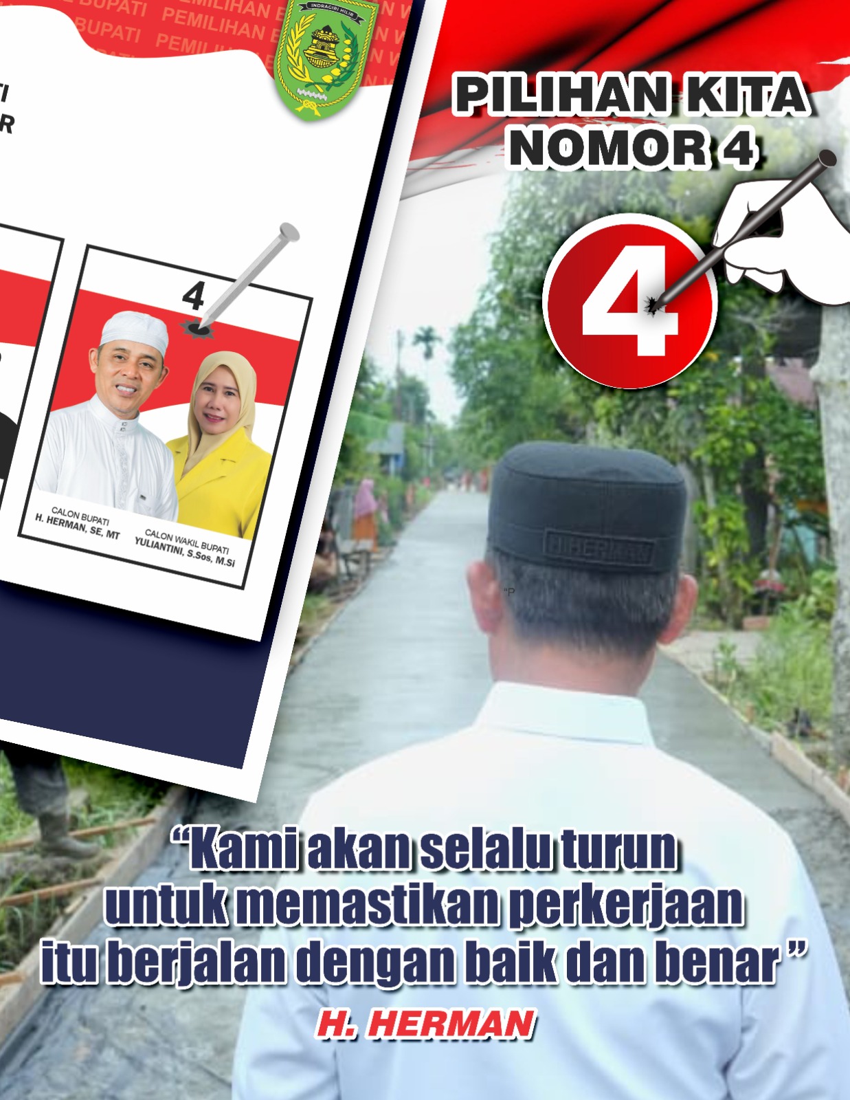 Haji Herman Pernah Berjanji Akan Tambah Anggaran Kecamatan se Inhil