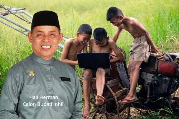 Haji Herman Komitmen Sediakan Jaringan Internet Sampai ke Pelosok Desa