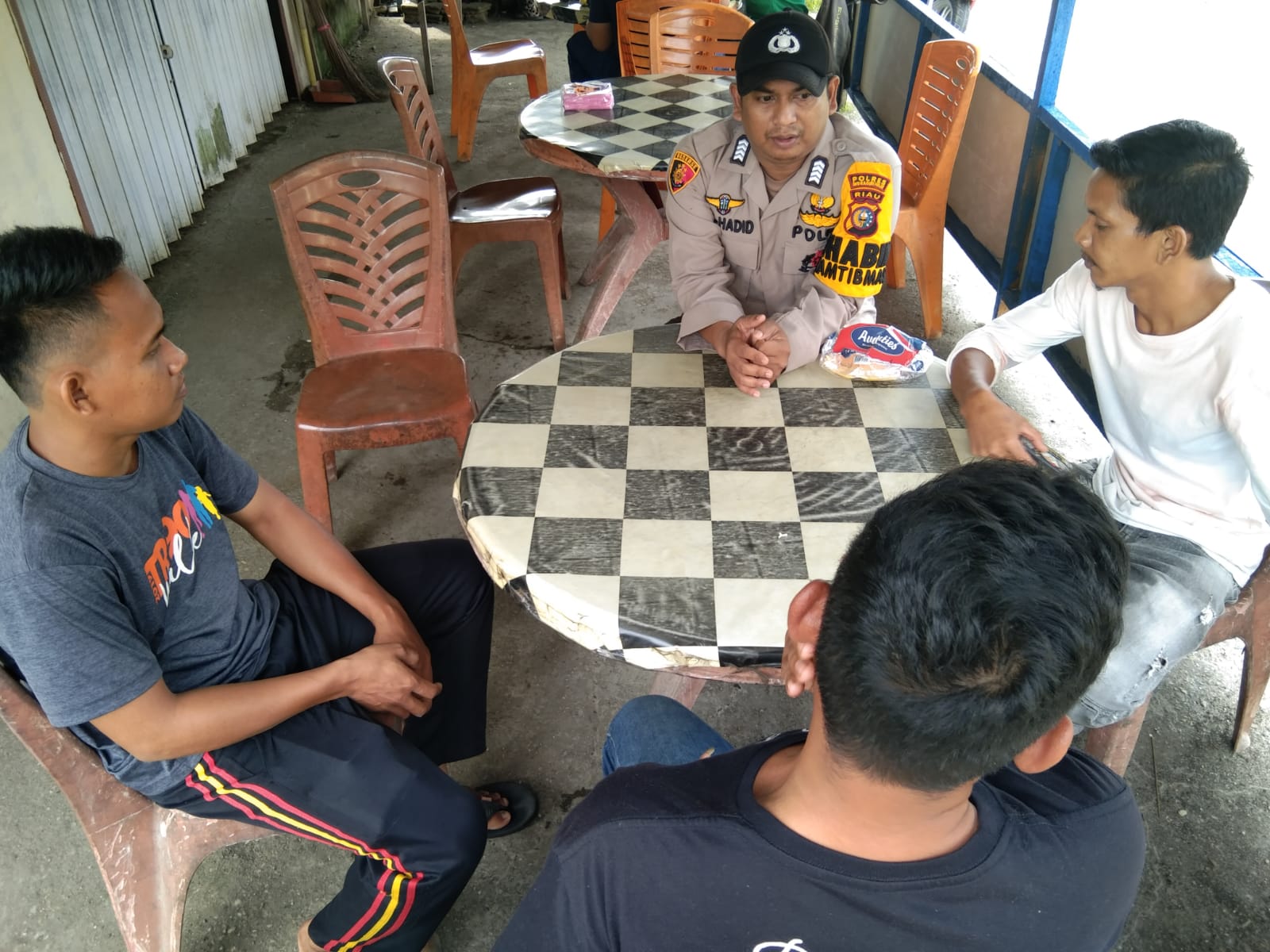 Gencarkan Pengamanan dan Sosialisasi Pilkada Damai, Polsek Tembilahan Hulu Sasar Pemilih Pemula