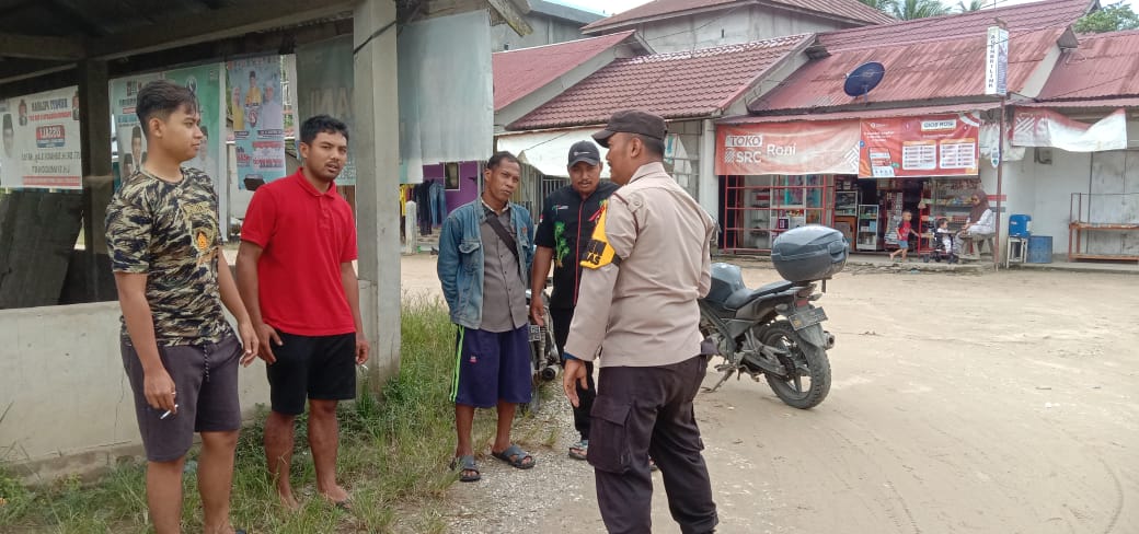 Pemuda Desa Sialang Panjang Diajak Jaga Kondusivitas Jelang Pilkada 2024