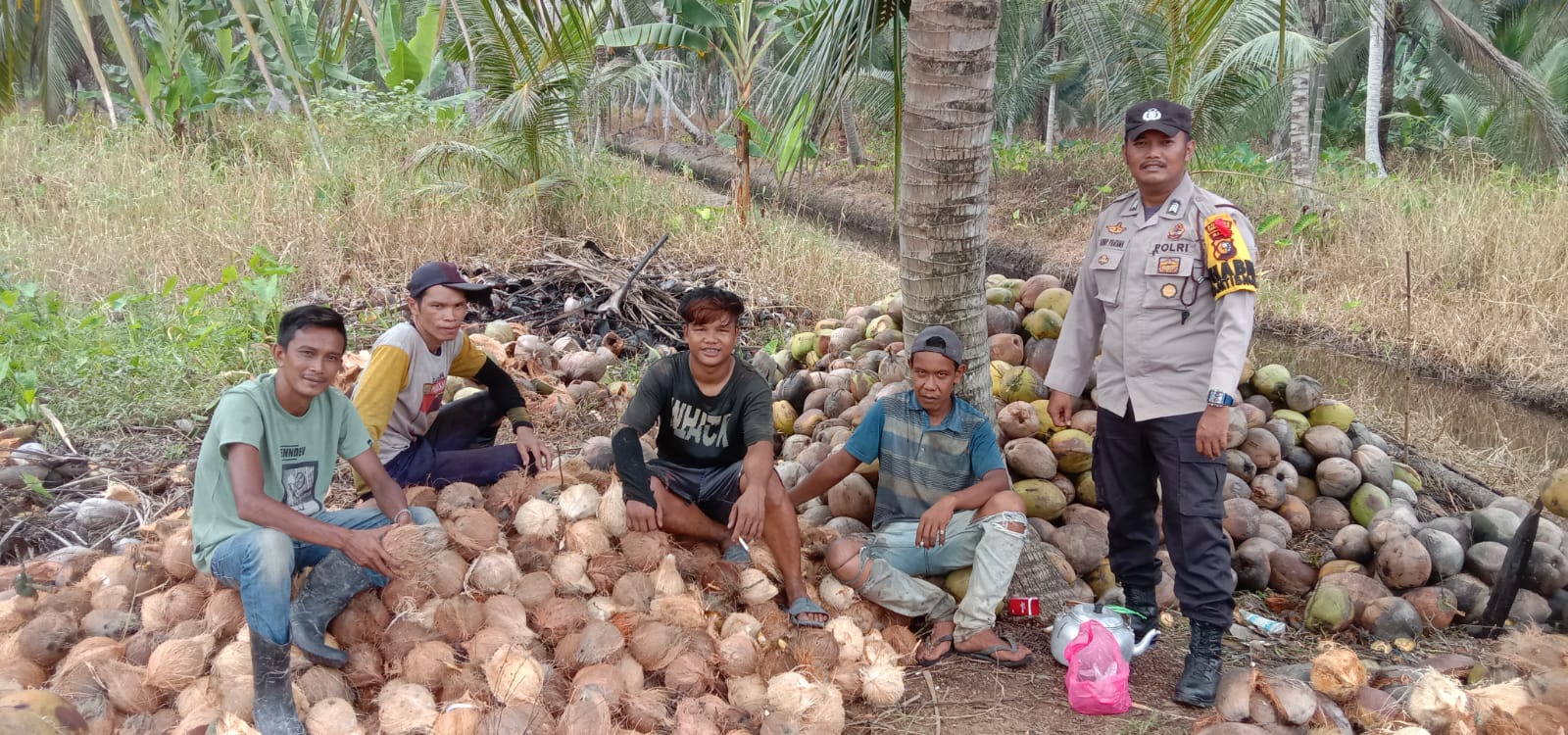 Bripka Sonny Ajak Masyarakat Sialang Panjang Jaga Kamtibmas di Masa Tahapan Pilkada
