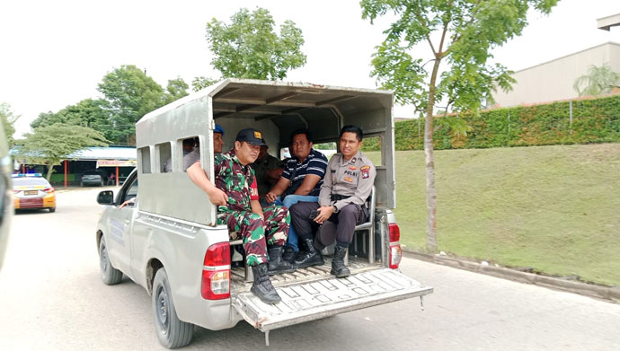 Patroli Gabungan TNI Polri dan Pemerintah Kecamatan Sagulung, Batam