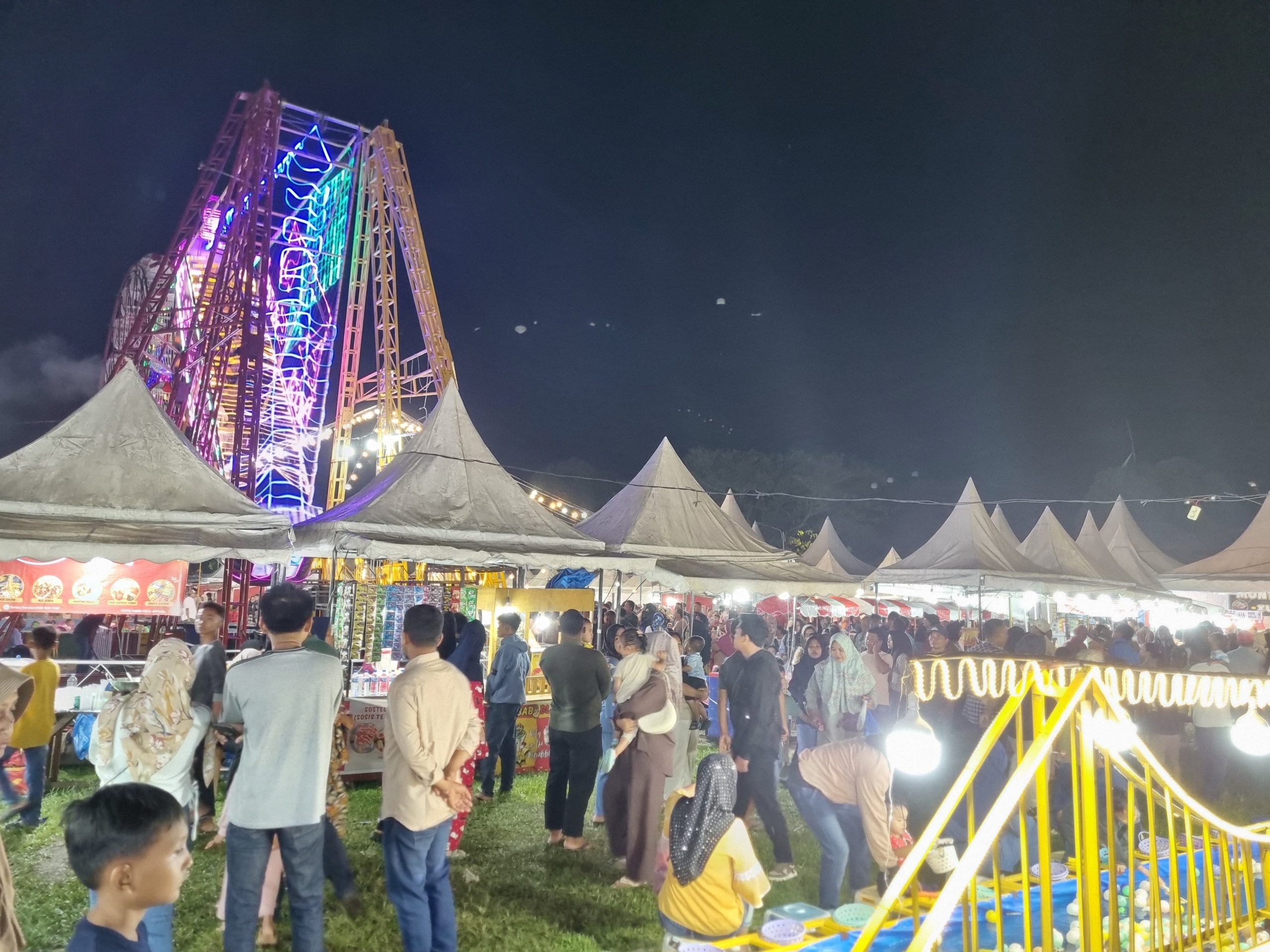 Pasar Malam, Bantu Omset Pedagang Kecil di Batu Bara