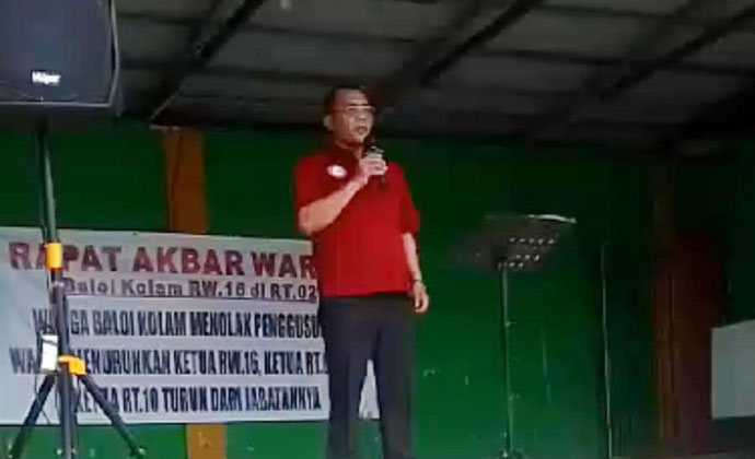 Anggota DPRD Batam dari Fraksi PDIP, Mangihut Rajagukguk