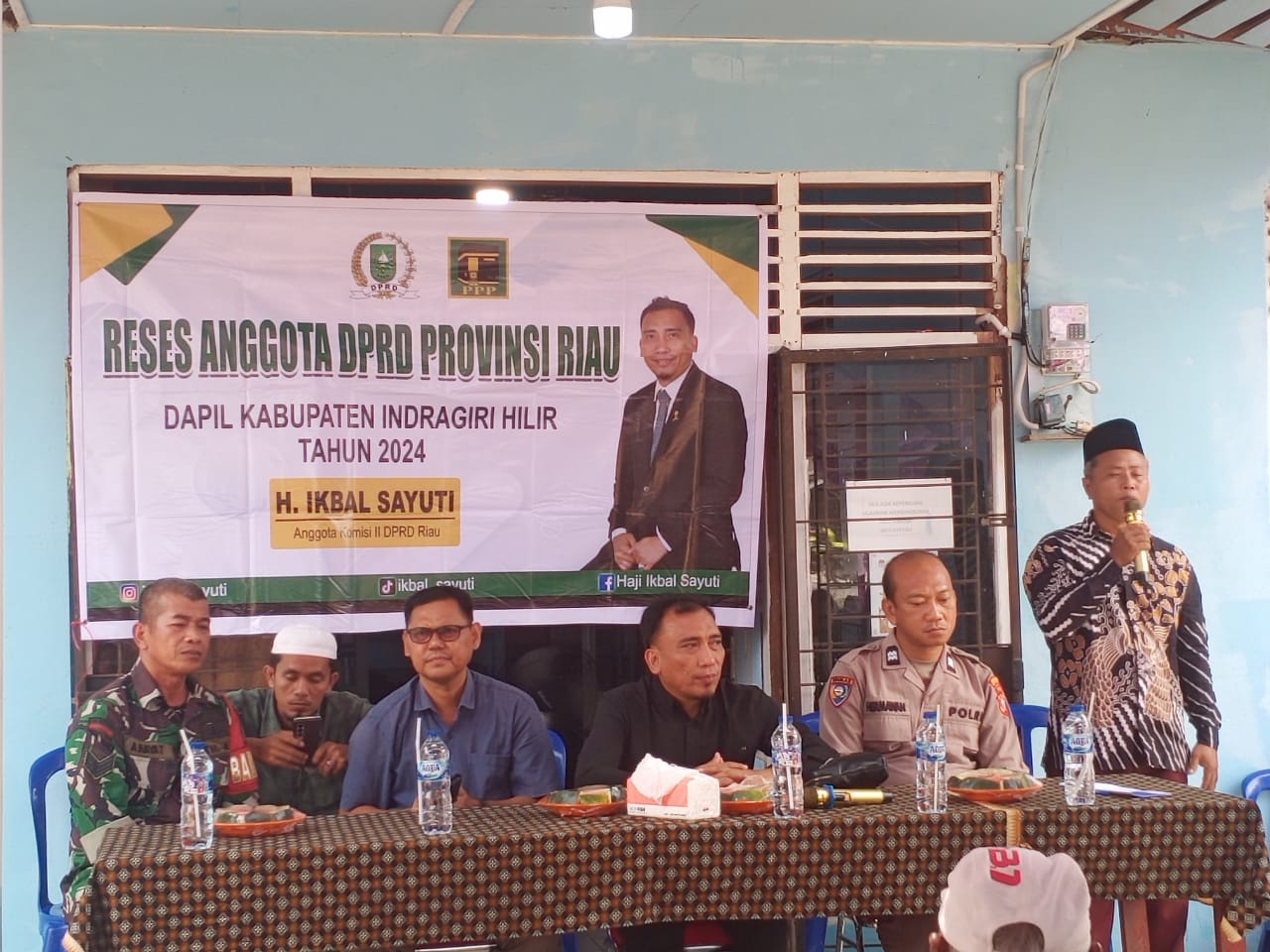 Anggota DPRD Provinsi Riau H Ikbal Sayuti Serap Aspirasi Masyarakat di Dapil Pemilihannya  
