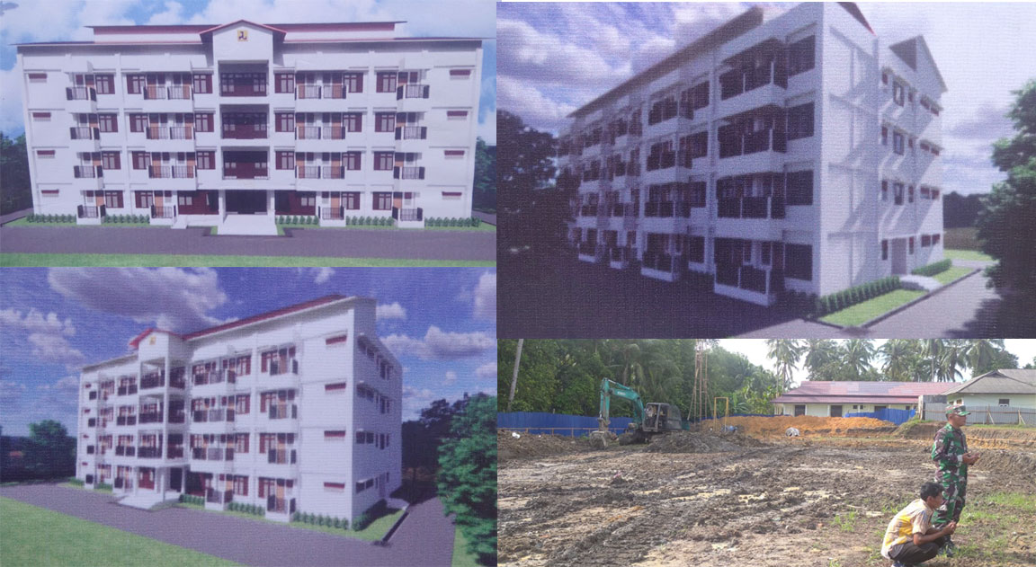 Pembangunan 4 Lantai Rusun RSUD Kundur