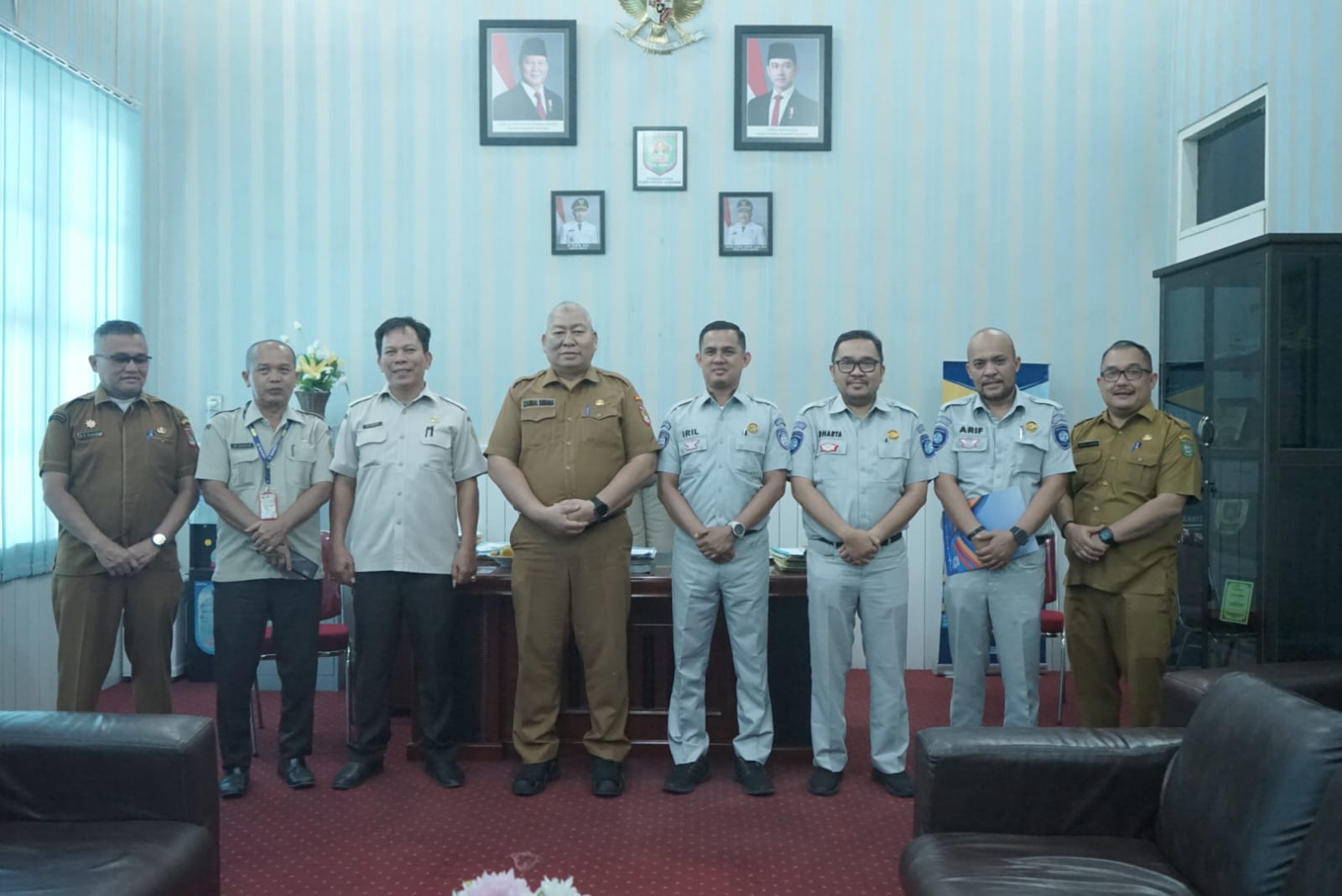 UPT Jasa Raharja Perwakilan Asahan Silaturahmi dengan Pemerintah Kabupaten Asahan