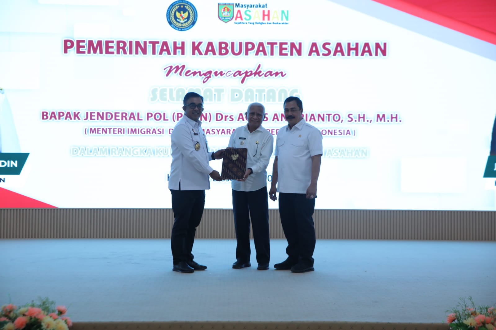 Kunjungan Kerja Menteri Imigrasi dan Permasyarakatan RI di Kabupaten Asahan