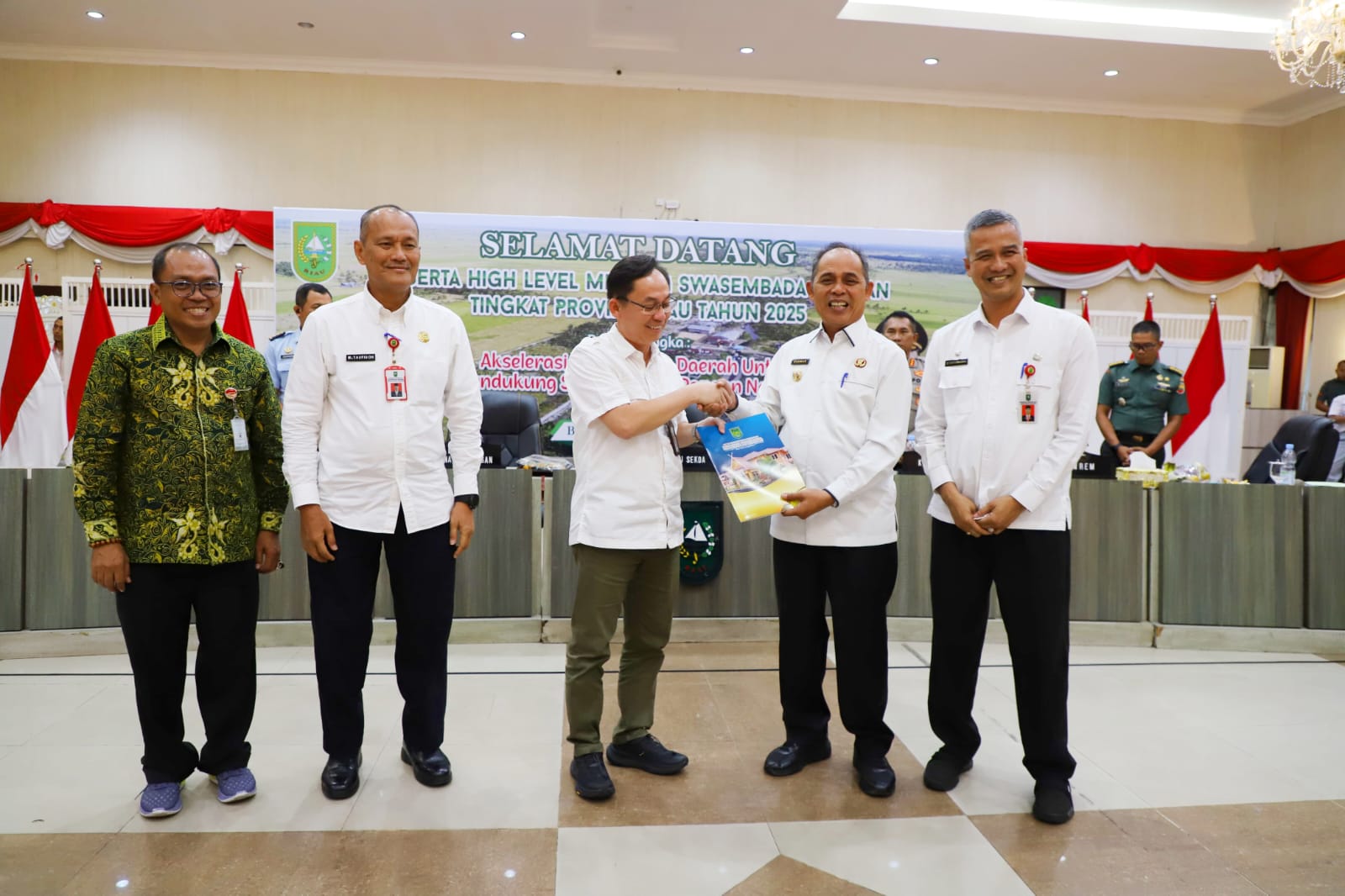 Bupati Inhil H Herman Hadiri High Lever Meeting Swasembada Pangan Nasional Bersama Dirjen Tanaman Pangan Kementerian Pertanian RI