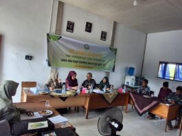 Menuju Legalitas, SMA Ma’had Tahfiz Hayatul Qur’an Pulau Palas Terima Kunjungan Tim Verifikasi