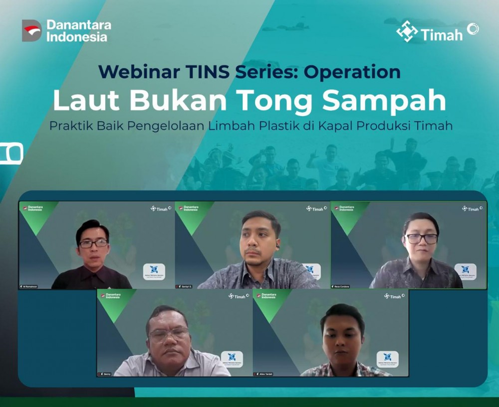 Dorong Praktik Pertambangan Laut Yang Bertanggungjawab dan Berkelanjutan, PT Timah Gelar Webinar ‘Laut Bukan Tong Sampah’
