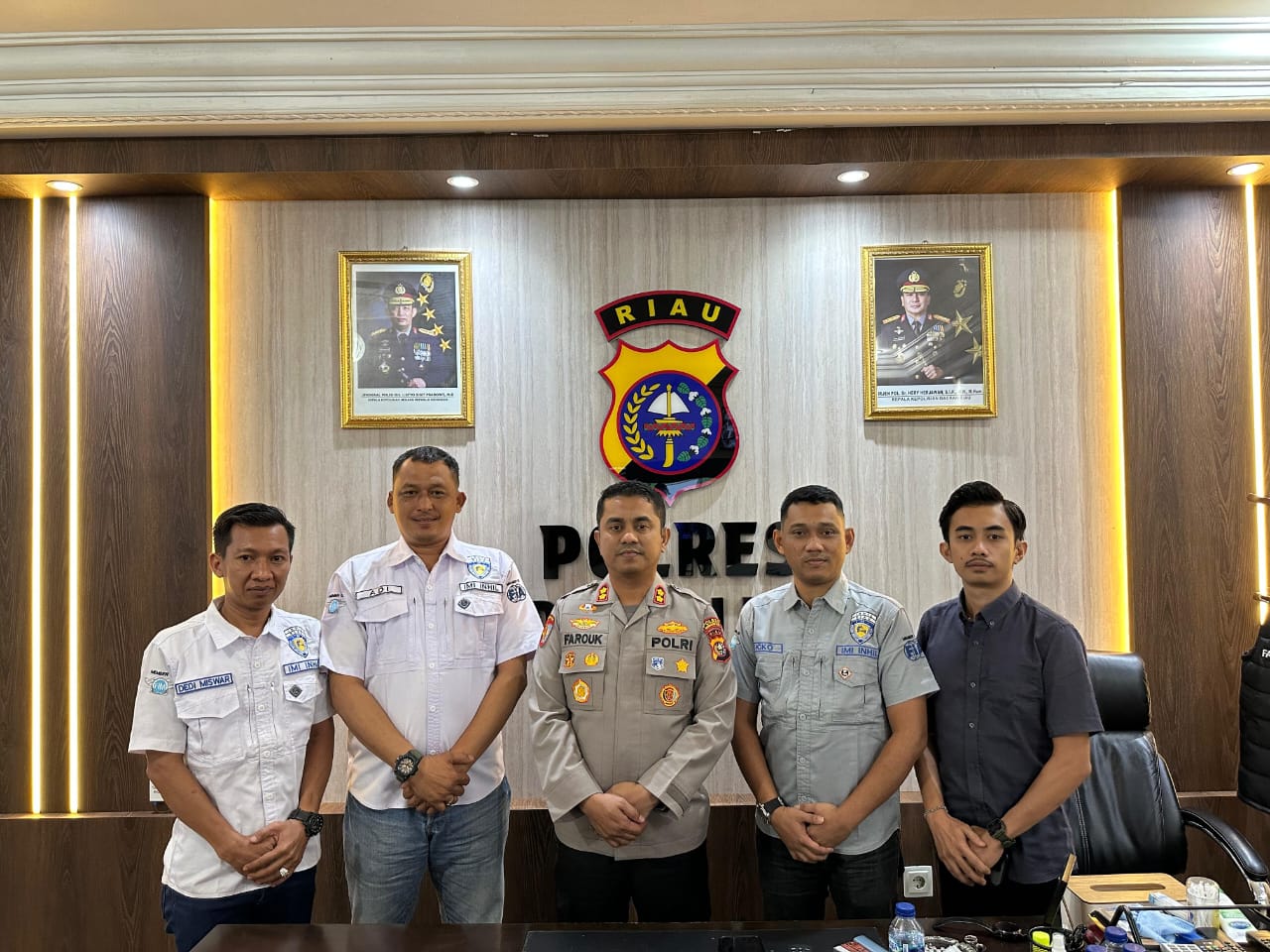 Silaturahmi Bersama Kapolres Inhil, IMI Siapkan Kejuaraan Dragbike “Kapolres Cup 2025