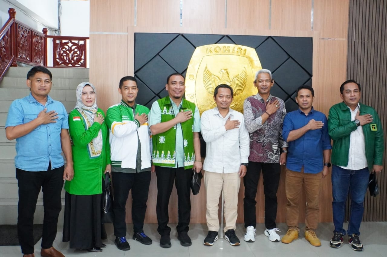 Kepengurusan Baru PPP Riau Gerak Cepat, Temui KPU Bangun Sinergi Pemilu