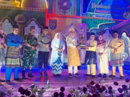 MTQ ke-XV Kecamatan Pelangiran Resmi Ditutup, Serma Sugianto Hadiri Acara