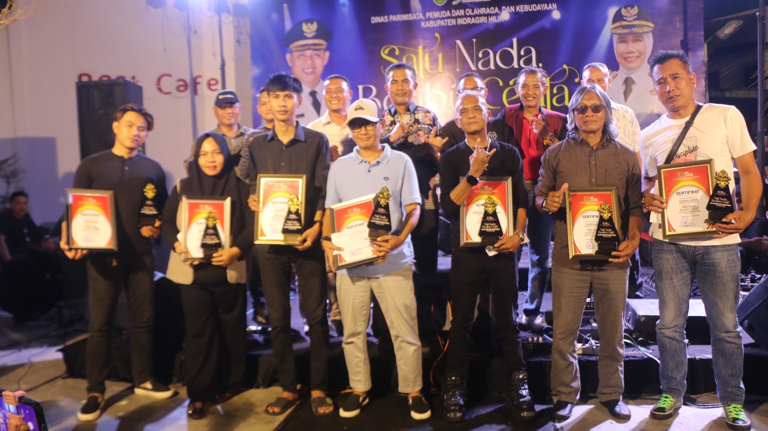 Asisten II Setda Inhil Hadiri Silaturahmi Musisi Inhil 2025, Sampaikan Apresiasi Bupati Herman