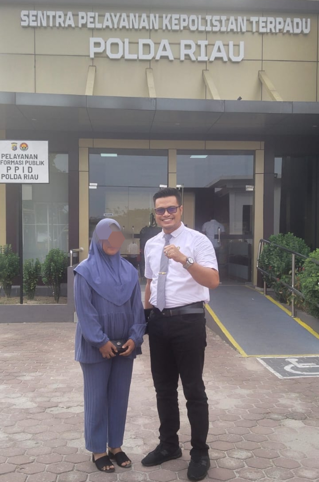 Kades Nonaktif Pulau Permai ke Polda Riau Terkait Dugaan Tindak Pidana Kekerasan Seksual