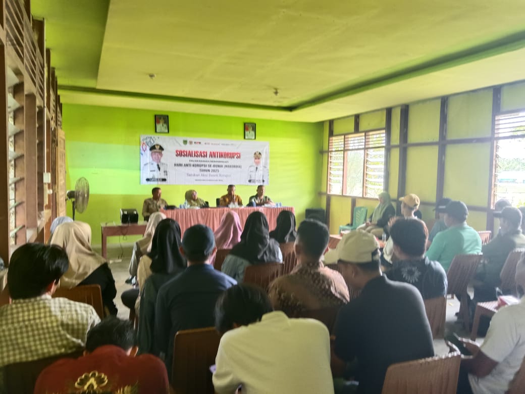 Babinsa Kelurahan Enok Hadiri Sosialisasi Antikorupsi Peringatan HARKODIA 2025