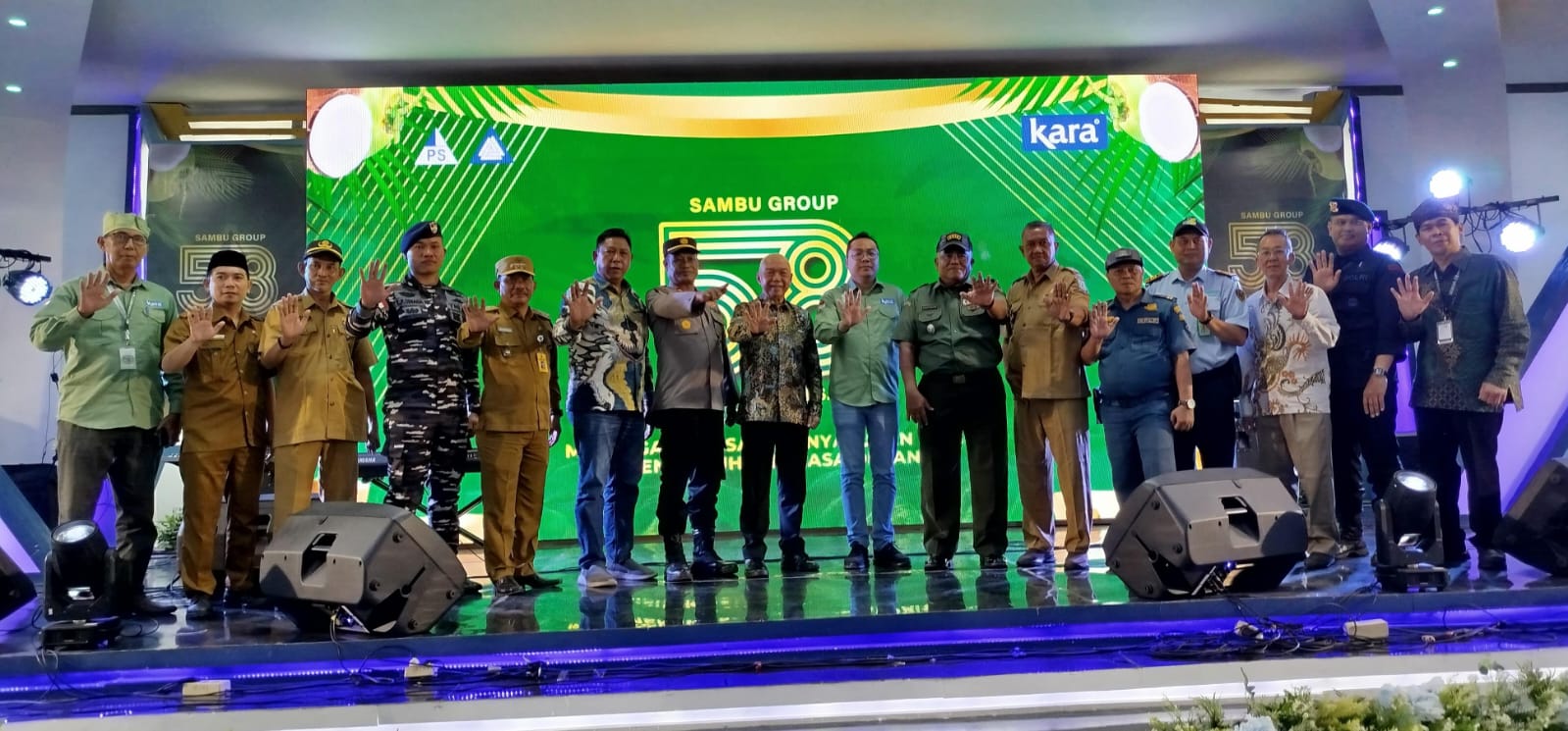 Danramil 02/TM Hadiri Perayaan HUT ke-58 PT Sambu Group, Meriah dan Penuh Kebersamaan