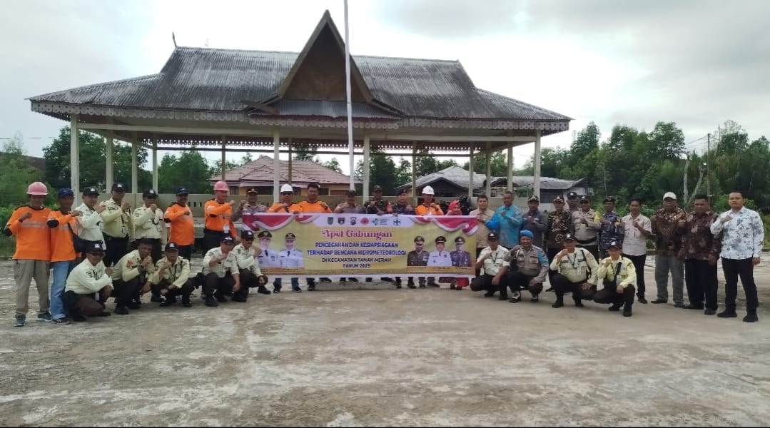 Mewakili Danramil 02/TM, Serka P Siregar Ikuti Apel Pencegahan dan Kesiapsiagaan Bencana Hidrometeorologi