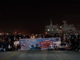 Mudik Gratis Jalur Laut, PT Timah Bersama TNI AL, Pemprov Babel dan Bank Sumsel Babel Berangkatkan Ribuan Pemudik Menuju Bangka Belitung